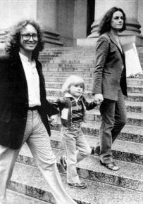 Bill Ayers and Bernadine Dohrn with son Zayd in 1982