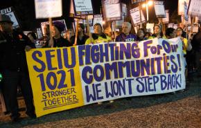 SEIU local 2010 on the march in San Francisco