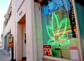 A medical marijuana dispensary in Valencia, Calif.