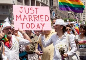 New York City's Pride march celebrates the overturning of DOMA